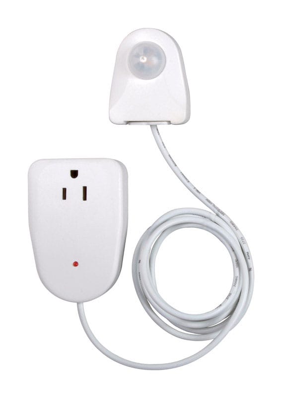 Amertac MLC12BC-4 White Motion Activated Light Control 1 pk