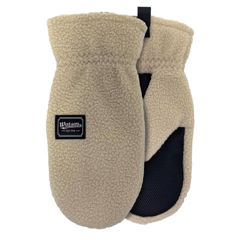 Watson Gloves 9383-M M Polyester Lady Baa Baa Mitt Cream Cold Weather Gloves