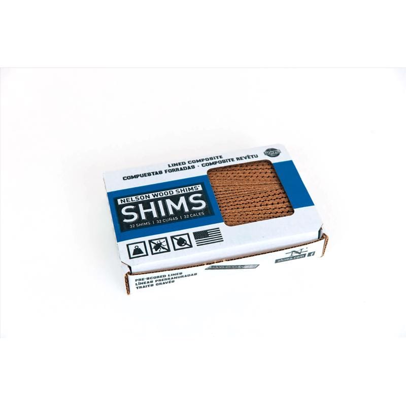 Nelson WC8/32/15/50LA 1.25 in. W X 7.75 in. L Wood Composite Shims 32 pk