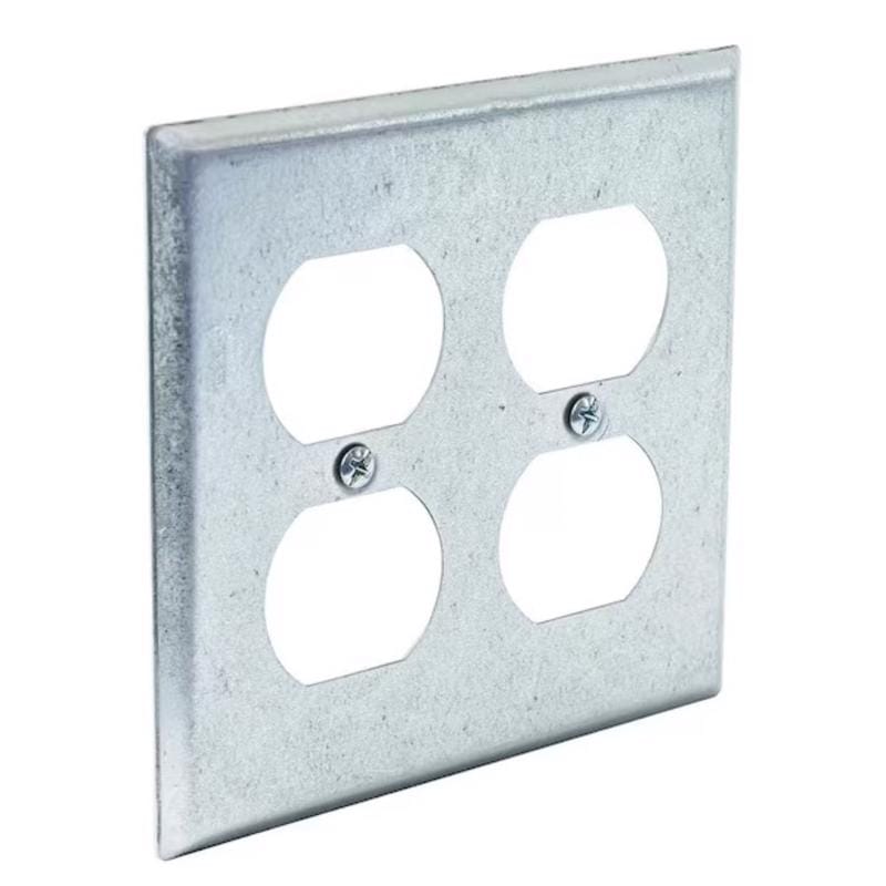 Southwire G39873-UPC Square Steel 4 gang 4 in. H X 4 in. W Box Cover