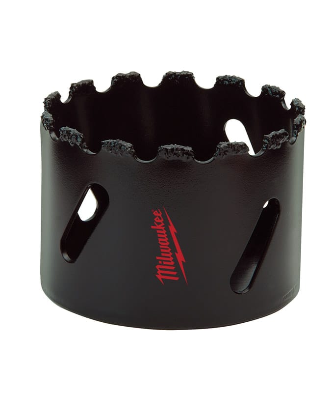 Milwaukee 49-56-0444 2 in. Tungsten Carbide Grit 1.8 in. L X 1/4 in. D Hole Saw
