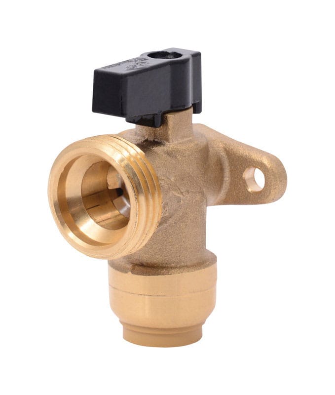 Sharkbite 25560LF 1/2 in. PTC X 3/4 in. MHT Brass Washing Machine Valve