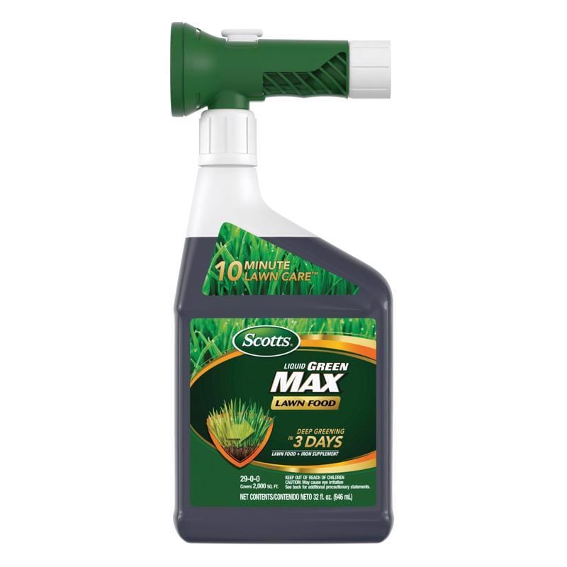 Scotts 3302125 Liquid Green Max All-Purpose Lawn Fertilizer For Multiple Grass Types 2000 sq ft