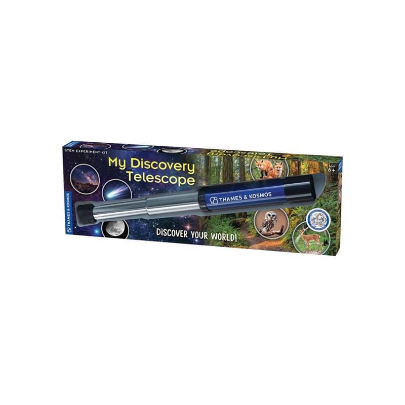 Thames & Kosmos 676919 My Discovery Telescope Blue/Silver