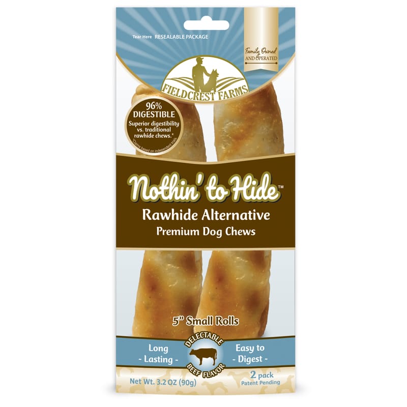 Fieldcrest Farms 151 Nothin' to Hide Sm Roll Beef Grain Free Chews For Dogs 0.2 lb 5 in. 2 pk