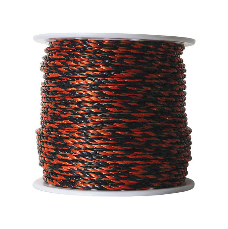 KOCH Industries 5031245 3/8 in. D X 400 ft. L Black/Orange Twisted Poly Truck Rope