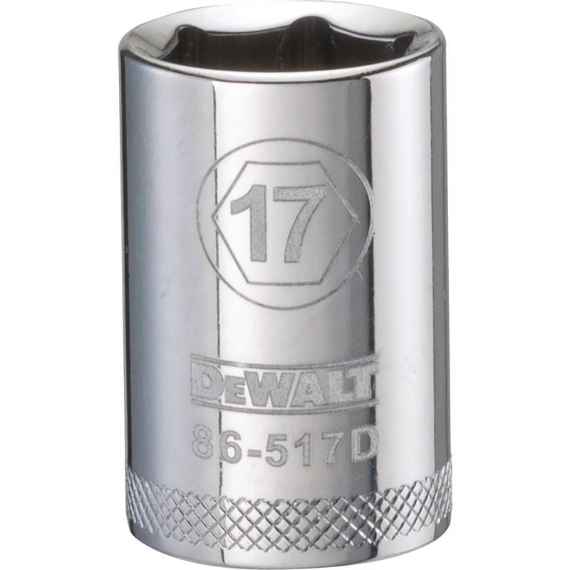 Dewalt DWMT86517OSP 17 mm X 1/2 in. drive Metric 6 Point Socket 1 pc