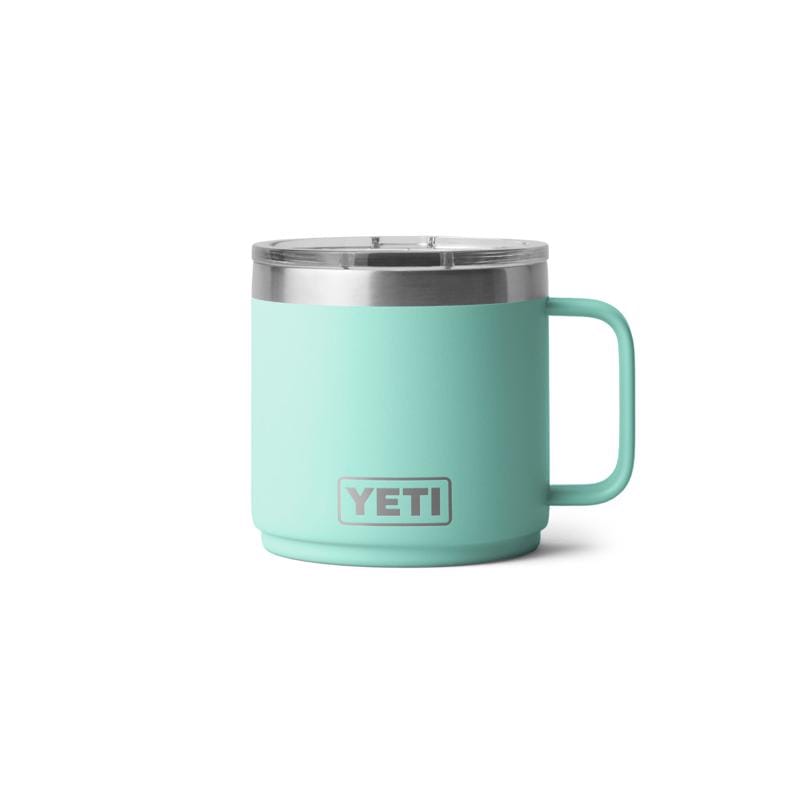 Yeti 21071507364 Rambler 14 oz Seafoam BPA Free Ceramic Lined Stackable Mug with MagSlider Lid