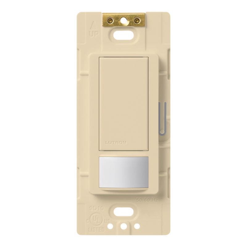 Lutron MS-OPS5MH-IV Maestro Occupancy 5 amps Single Pole Motion Sensor Triple Combination Switch Ivory 1 pk