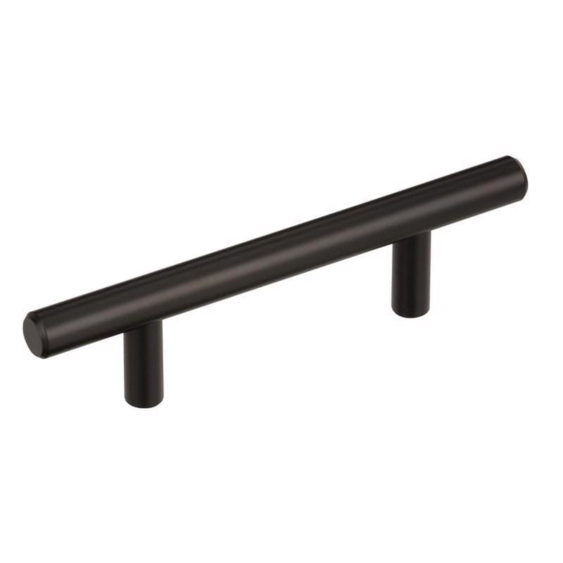Amerock BP40515BBR Contemporary Bar Cabinet Pull 3 in. Black Bronze Black 1 pk