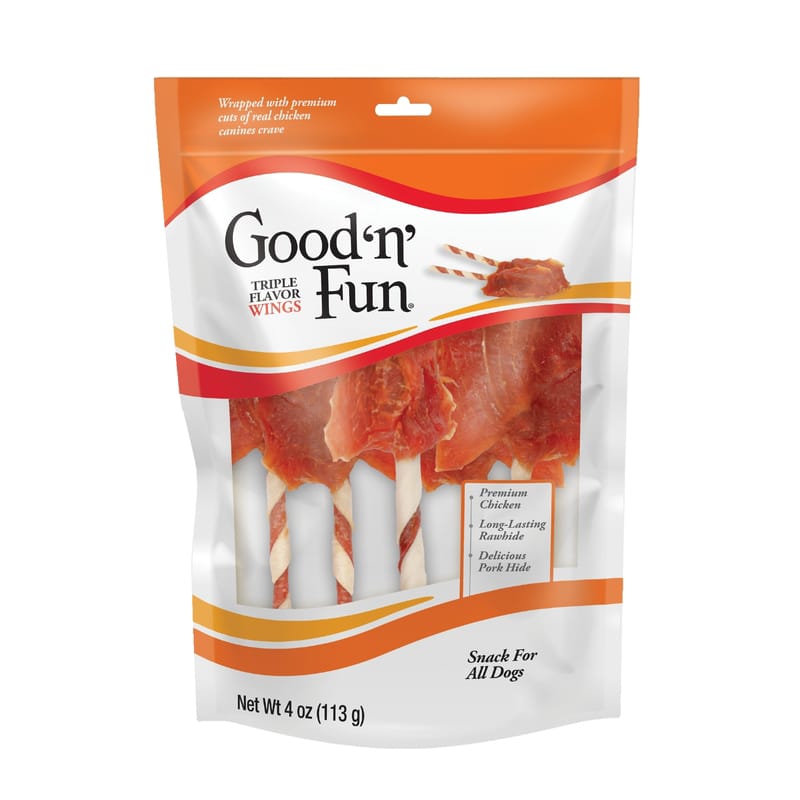 GOOD 'N' FUN P-94429 All Ages Treats Triple Flavor Wings 1 pk