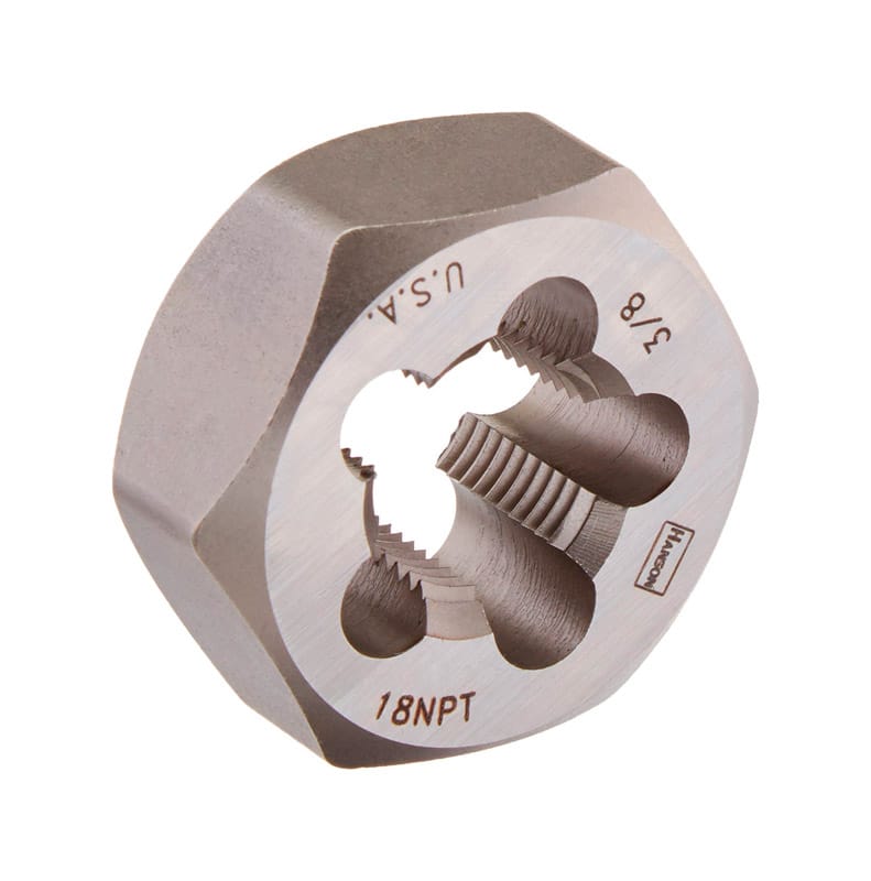 Irwin 7404 Hanson SAE 3/8 in. 3/8-18 Hexagon Die