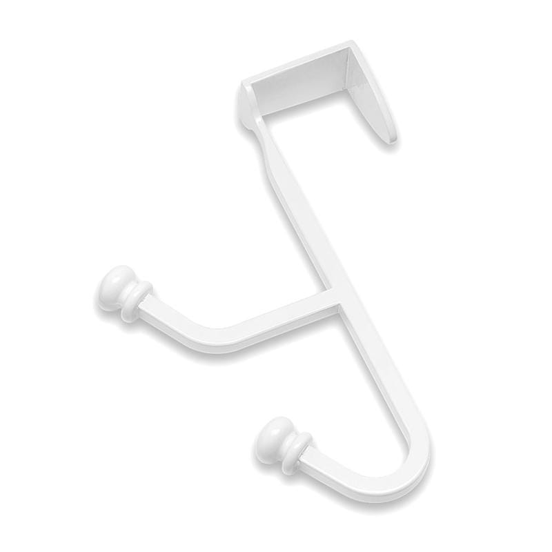 Whitmor 6022-543 6.13 in. H X 1.0 in. W X 4.63 in. L Vinyl Coated Steel Closet Hook