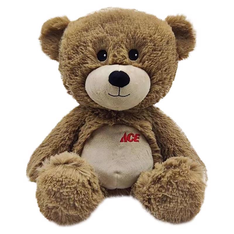 Warmies CMNBEAR-ACE Children's Miracle Network Bear Stuffed Bear Brown