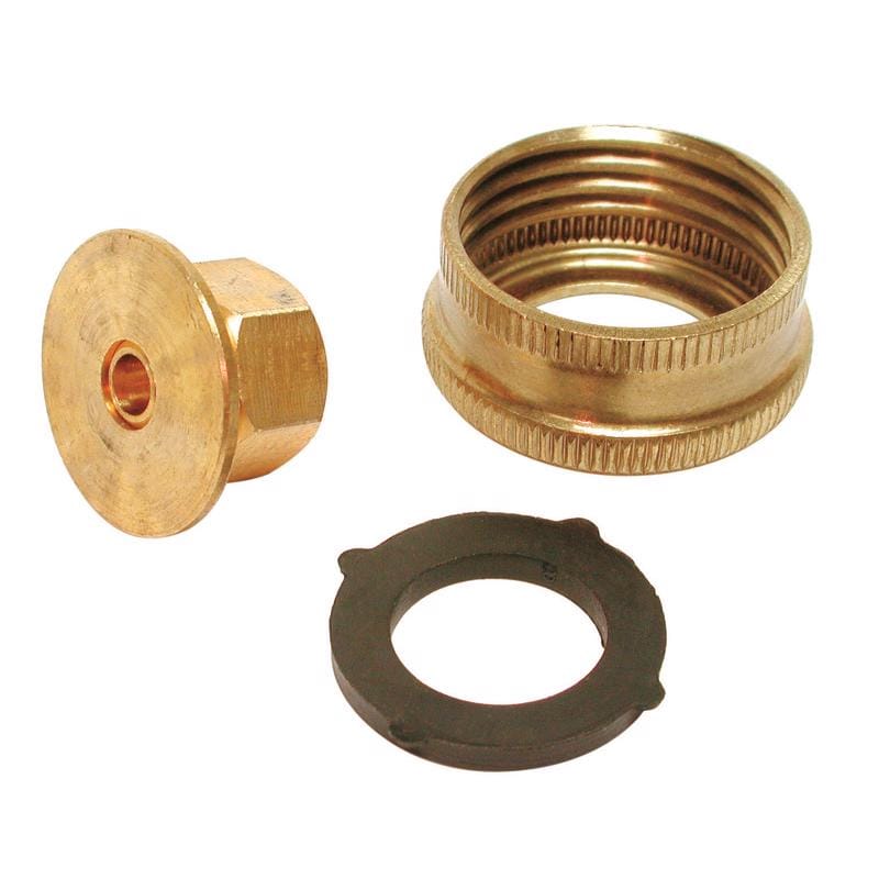 Dial 9057 1/4 in. H Yellow Brass Garden Hose Adaptor