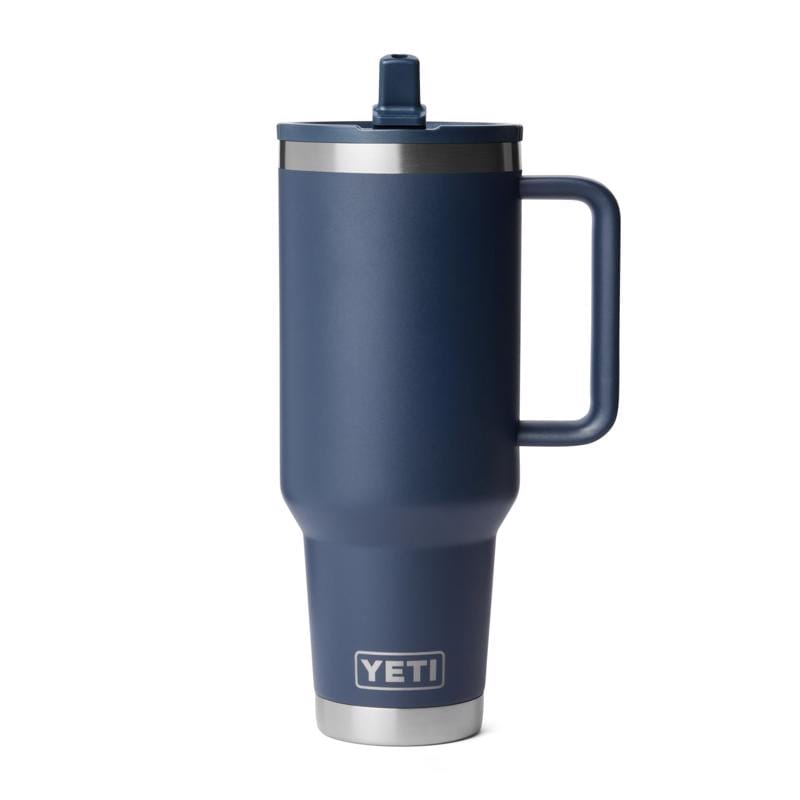 Yeti 21071506985 Rambler 40 oz Navy BPA Free Travel Straw Mug
