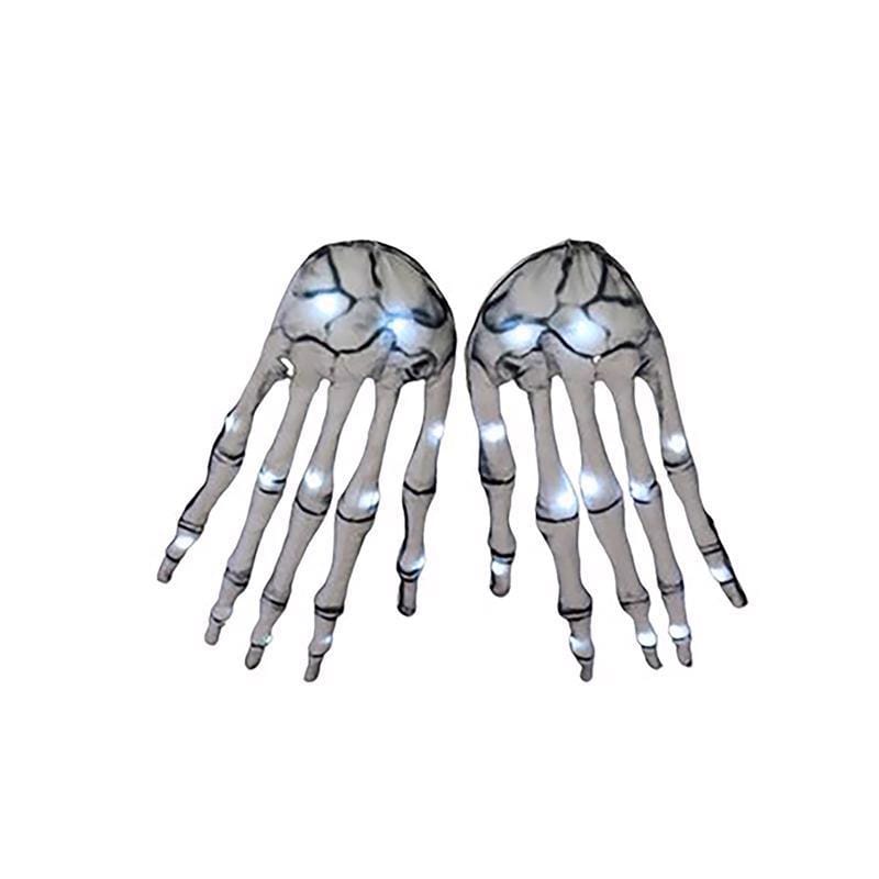 A Holiday Company H220001-3FT 3 ft. LED Prelit Posable Skeleton Hands Halloween Decor
