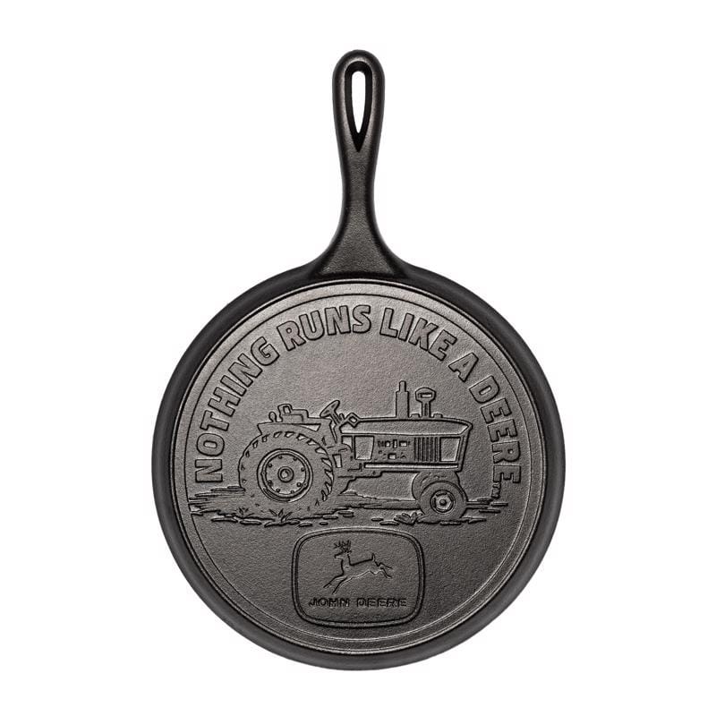 Lodge L9OGJDNRLD Cast Iron Griddle Pan 10.5 in. Black