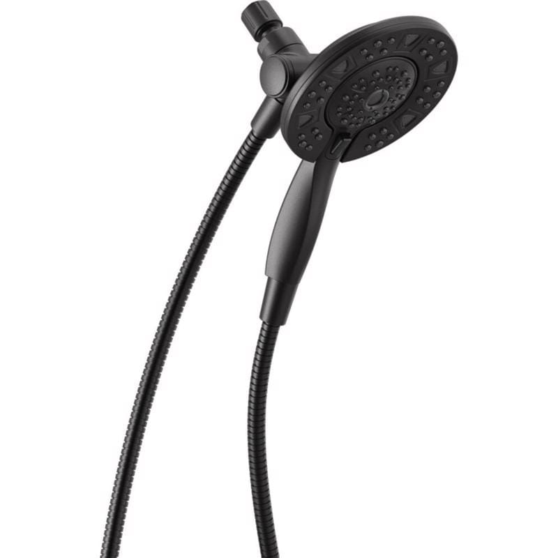 Delta Faucet 75494BL Delta Matte Black Plastic 4 settings Showerhead Combo 1.75 gpm