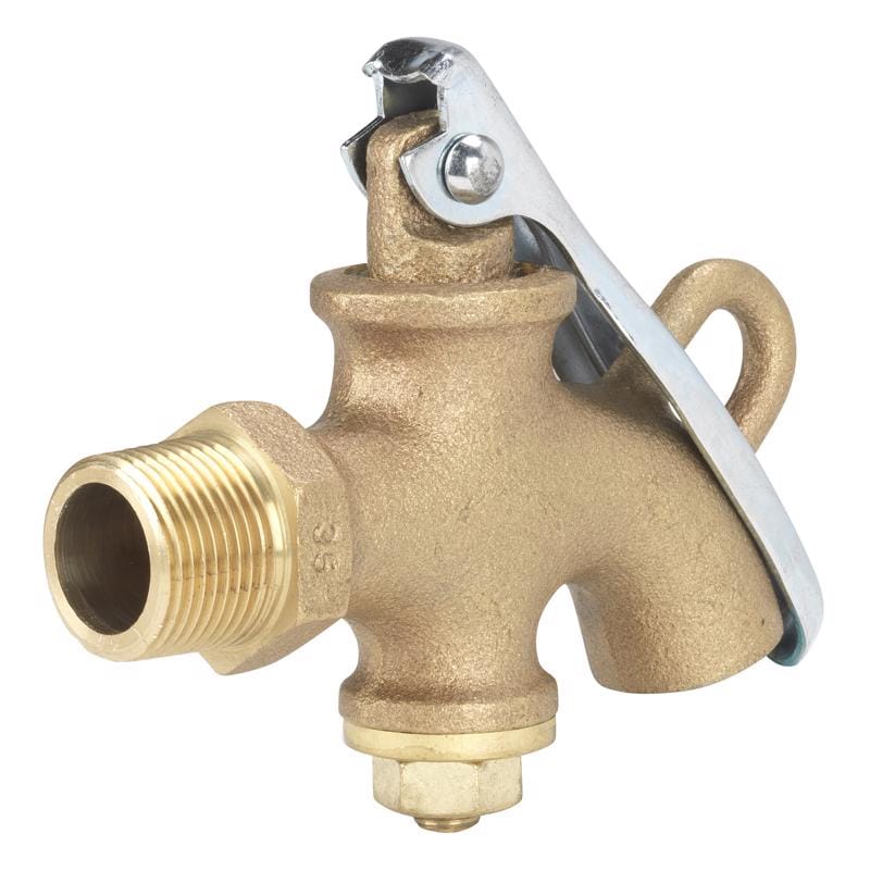 Homewerks VDBBRZL4 Lockable 3/4 in. MIP X 3/4 in. Bronze Drum & Barrel Faucet