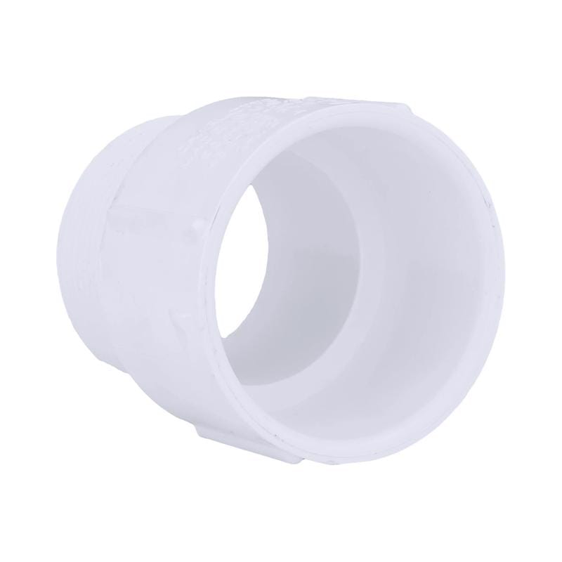 Charlotte Pipe PVC 02109 1700 Schedule 40 2-1/2 in. MPT X 2-1/2 in. D Slip PVC Adapter 1 pk