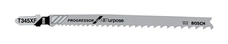 Bosch T345XF3 5-1/4 in. Bi-Metal T-Shank Jig Saw Blade 10 TPI 3 pk