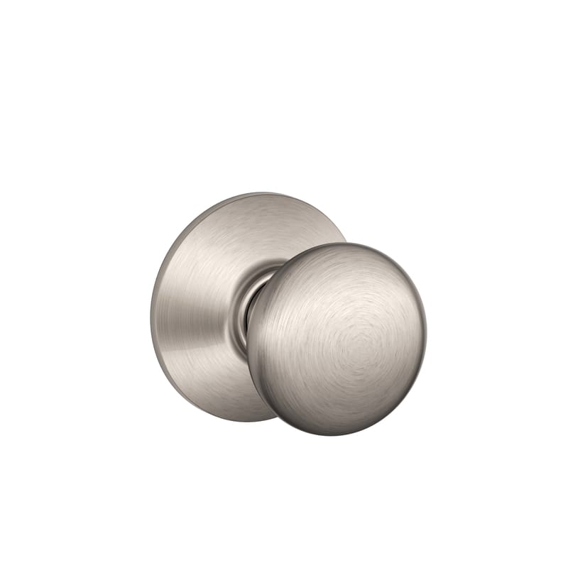 Schlage F10PLY619 Plymouth Classic Satin Nickel Passage Door Knob