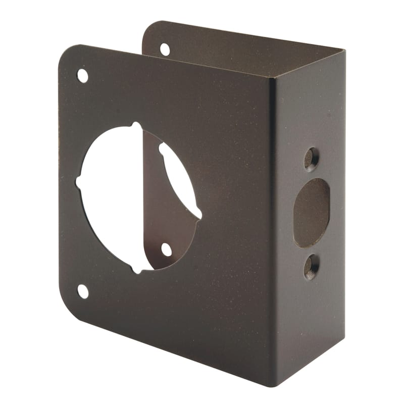 Prime-Line U10745 Defender Security 4.5 in. H X 3.88 in. L Classic Bronze Brown Brass Door Guard