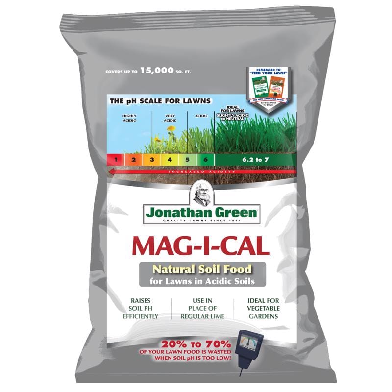 Jonathan Green 11352 Mag-I-Cal for Lawns in Acidic Soil Organic Soil Conditioner 15000 sq ft 54 lb