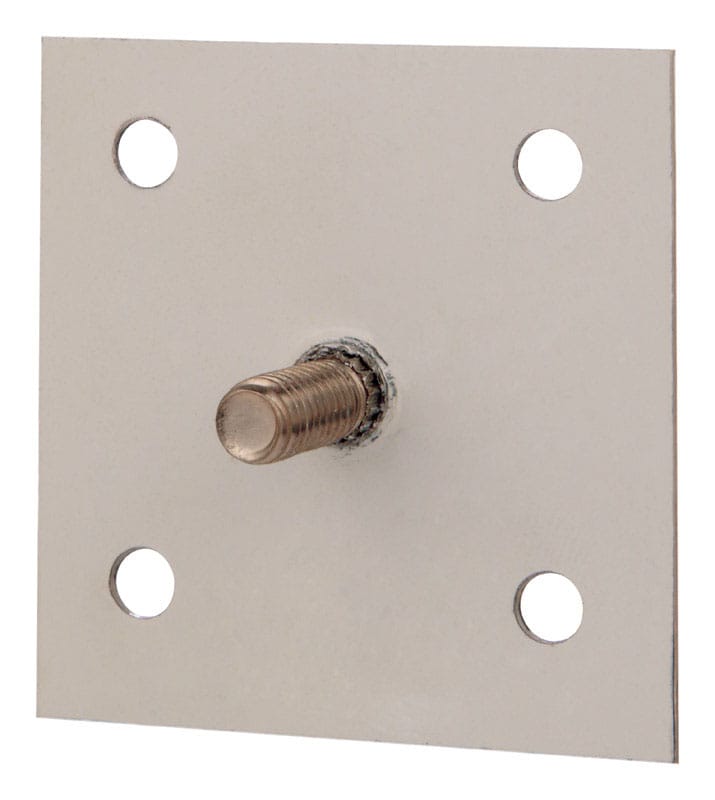 Barton Kramer 2110C White Aluminum Bracket 2 in. L X 0.75 in. H 1 pk