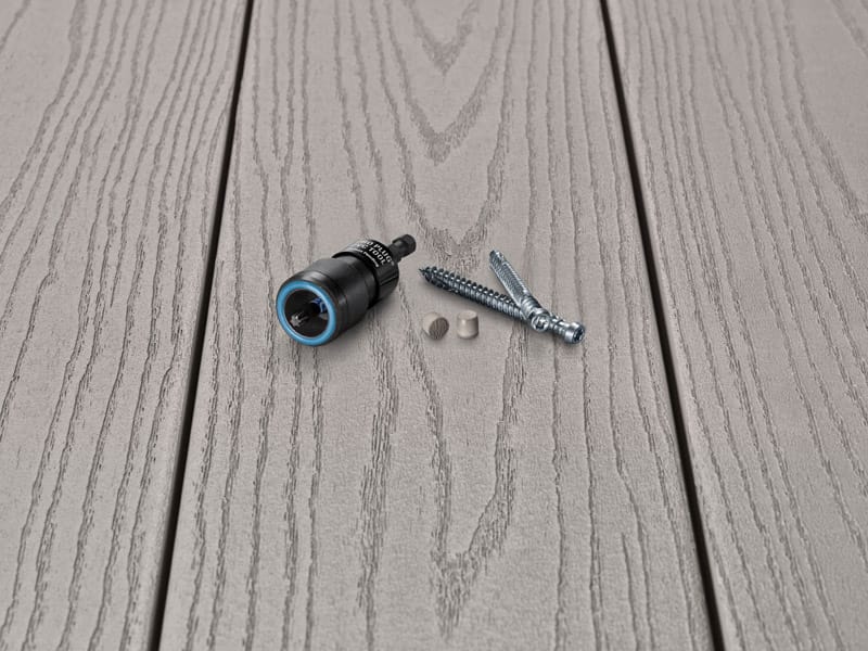Starborn PXDT314T250 Pro Plug No. 10 X 2-1/2 in. L Slate Gray Star Trim Head Deck Screws and Plugs Kit 1 pk