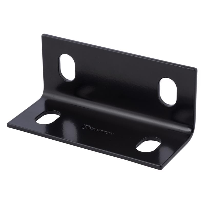 Hampton 02-3405-416 2.09 in. H X 5 in. W X 1/8 in. D Black Steel Inside/Outside Corner Brace