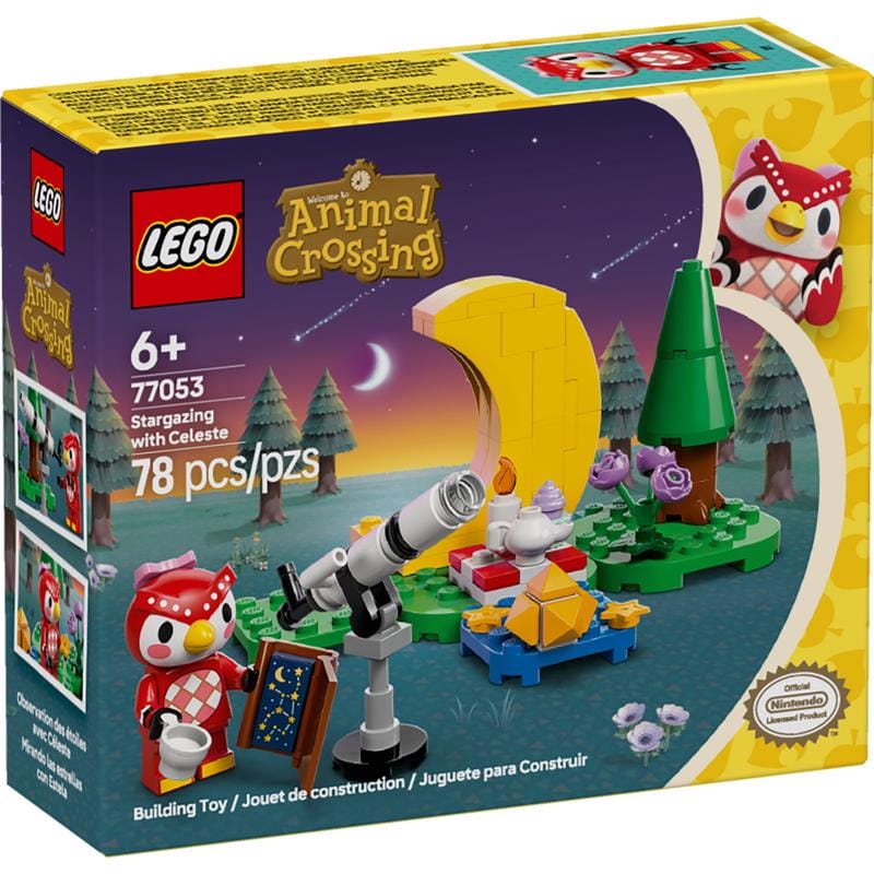 Lego 77053 Animal Crossing Stargazing with Celeste Building Set Multi 78 pc