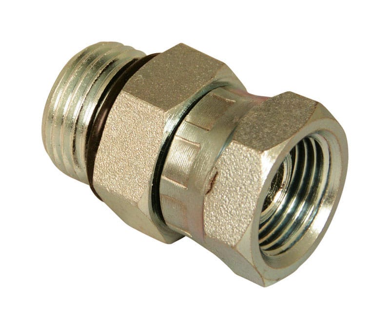 Apache 39005875 Steel 5/8 in. D X 1/2 in. D Hydraulic Adapter 1 pk