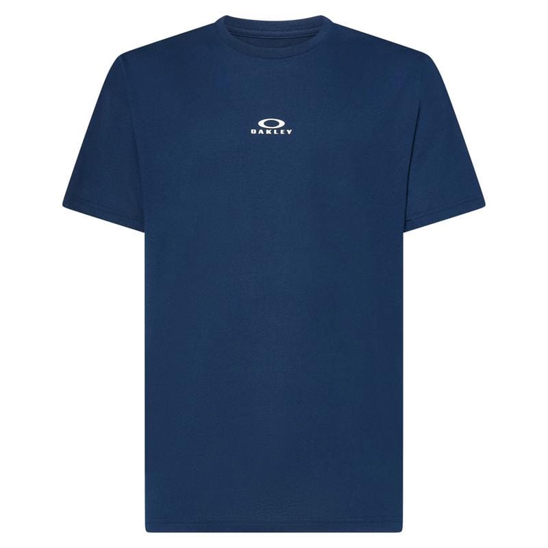 Oakley 457131-6LEM Bark New M Short Sleeve Men's Crew Neck Navy Tee Shirt