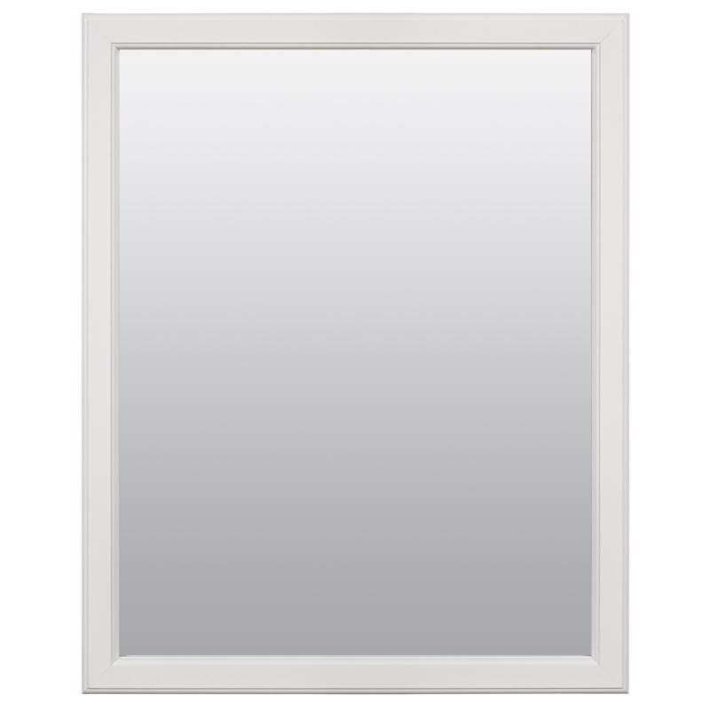 Zenna Home M2025WW 25 in. H X 20 in. W Bathroom Mirror Matte White