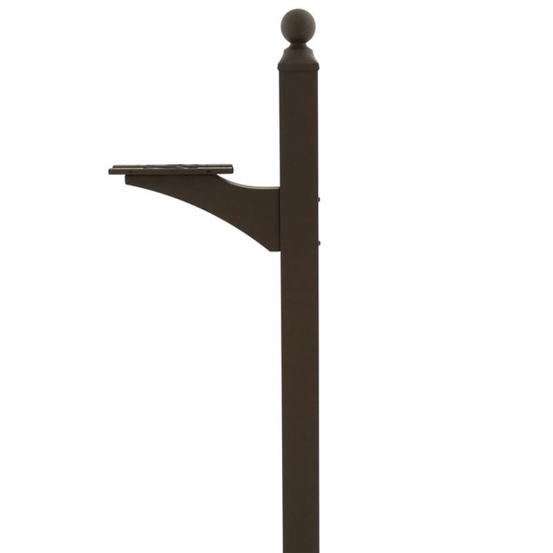Architectural Mailboxes LP000BZAM Landover 56.4 in. Venetian Bronze Bronze Aluminum/Steel Mailbox Post