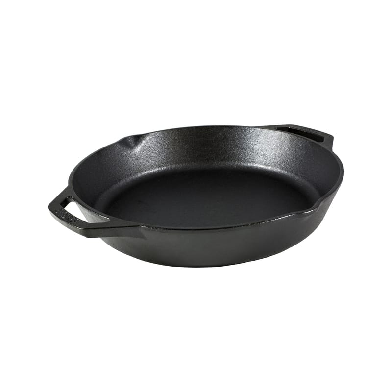 Lodge L10SKL Cast Iron Dual Handle Pan 12 in. Black