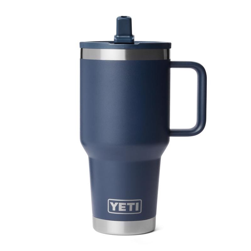Yeti 21071506233 Rambler 30 oz Navy BPA Free Travel Straw Mug