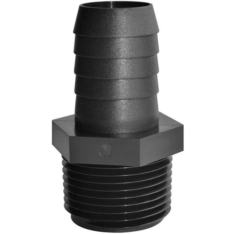 Green Leaf A1438PBG1 1/4 in. MPT X 3/8 in. D Barb Polypropylene Hose Adapter 1 pk