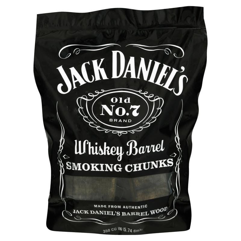 Jack Daniel's 01780 Whiskey Barrel All Natural Whiskey Oak Wood Smoking Chunks 350 cu in