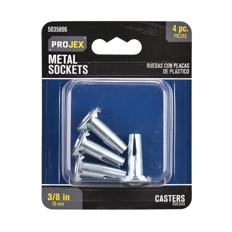 Projex 9439/ACE 3/8 in. dia. 0 in. D Aluminum Caster Socket 0 lb 4 pk
