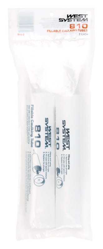 West System 810-2 White Lightweight Plastic Fillable Caulking Tubes 2 pk