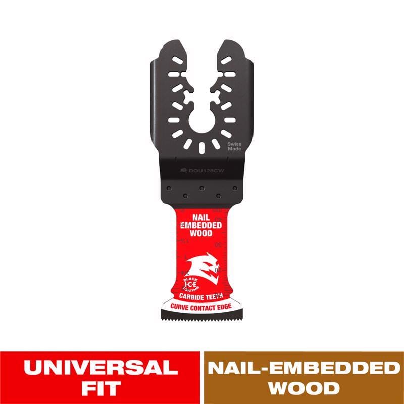 Diablo DOU125CW Demo Demon Amped 1-3/4 in. L X 1-1/4 in. W Carbide Oscillating Blade Nail-Embedded Wood 1 pk