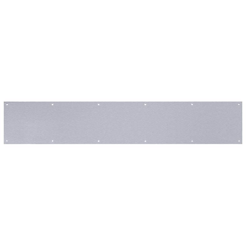 Tell DT100058 6 in. H X 34 in. L Satin Stainless Steel Kickplate