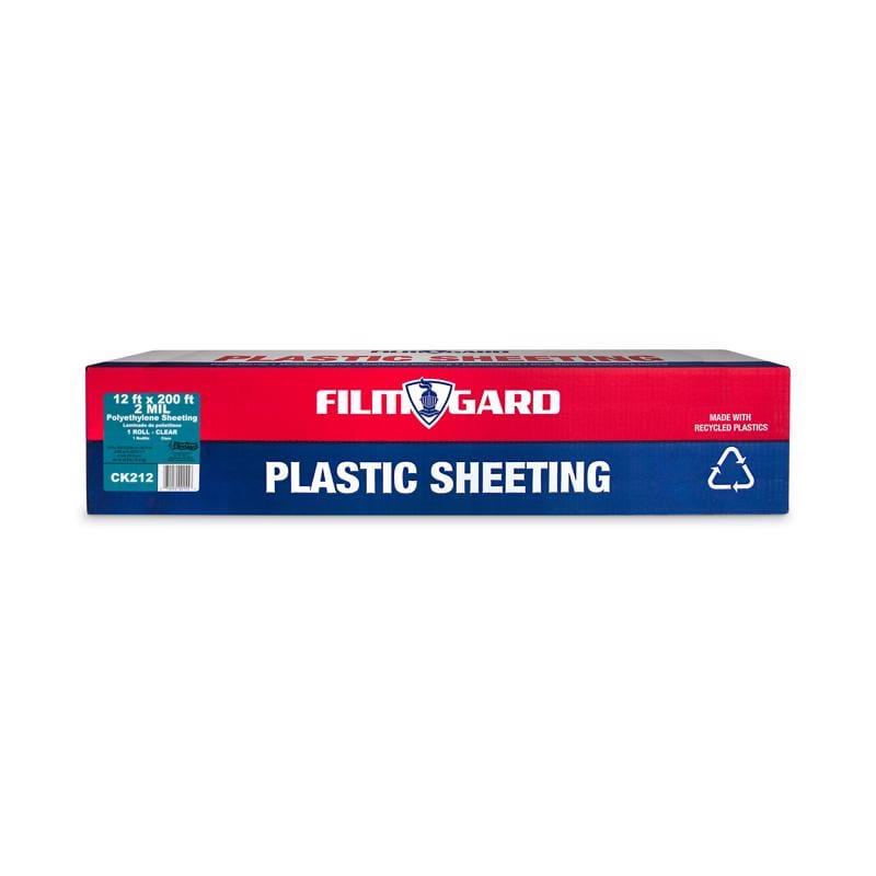 Film-Gard 625815 12 ft. W X 200 ft. L X 2 mil Professional Grade Polyethylene Sheeting 1 pk