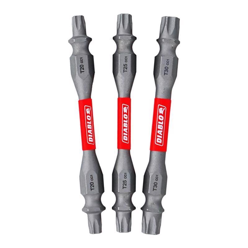 Diablo DDETV25-S3 De Bit Set Trx 2-1/2"3Pc