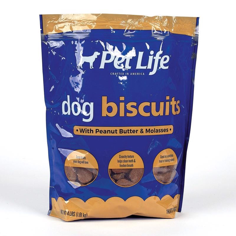 Pet Life ZX2801 04 43 Peanut Butter Biscuit For Dogs 4 bag 1 pk