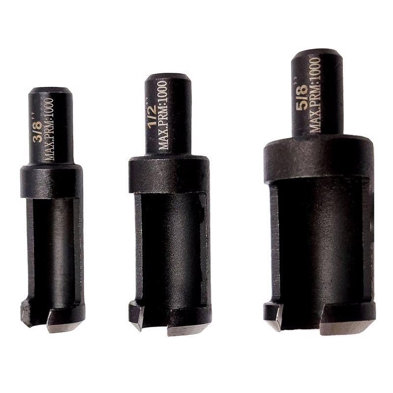 General S31 Hardened Steel Plug Cutter 3 pc