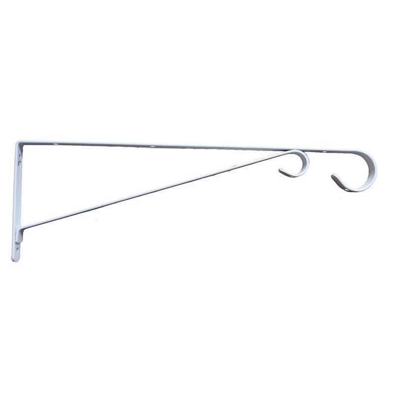Living Accents 58022 White Steel 15 in. H Straight w/ Loop Plant Hook 1 pk